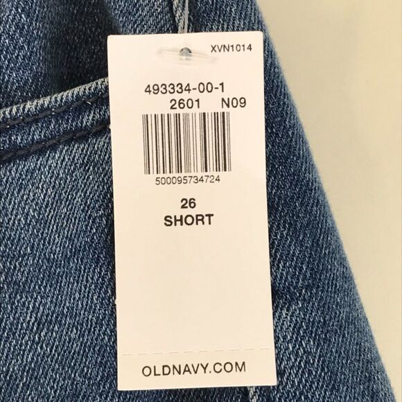 NEW Old Navy High-Rise Wow Loose Jeans Women’s Plus Size 26 Short Stretch Denim - Picture 9 of 10